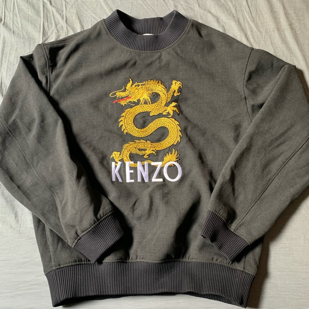 Kenzo Crewneck Nylon Logo Sweater